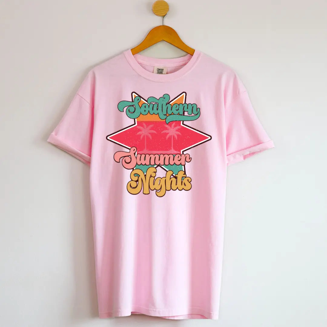 Southern Summer Nights Graphic Tee Printify