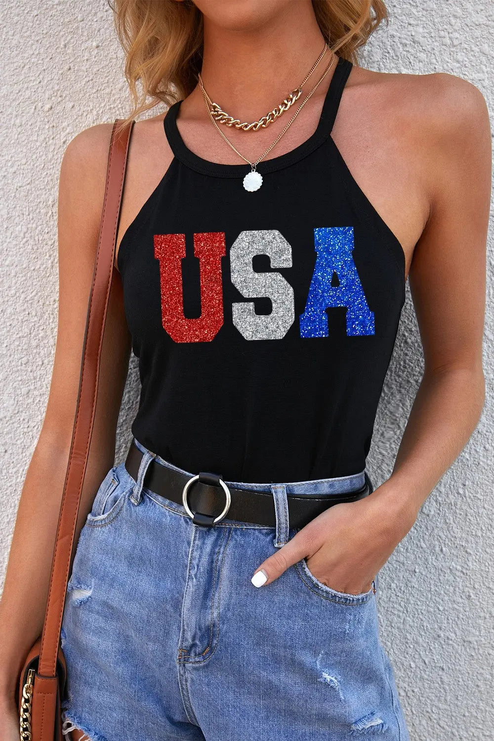 USA Grecian Neck Cami Trendsi