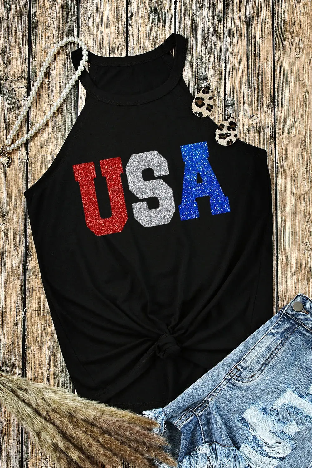 USA Grecian Neck Cami Trendsi