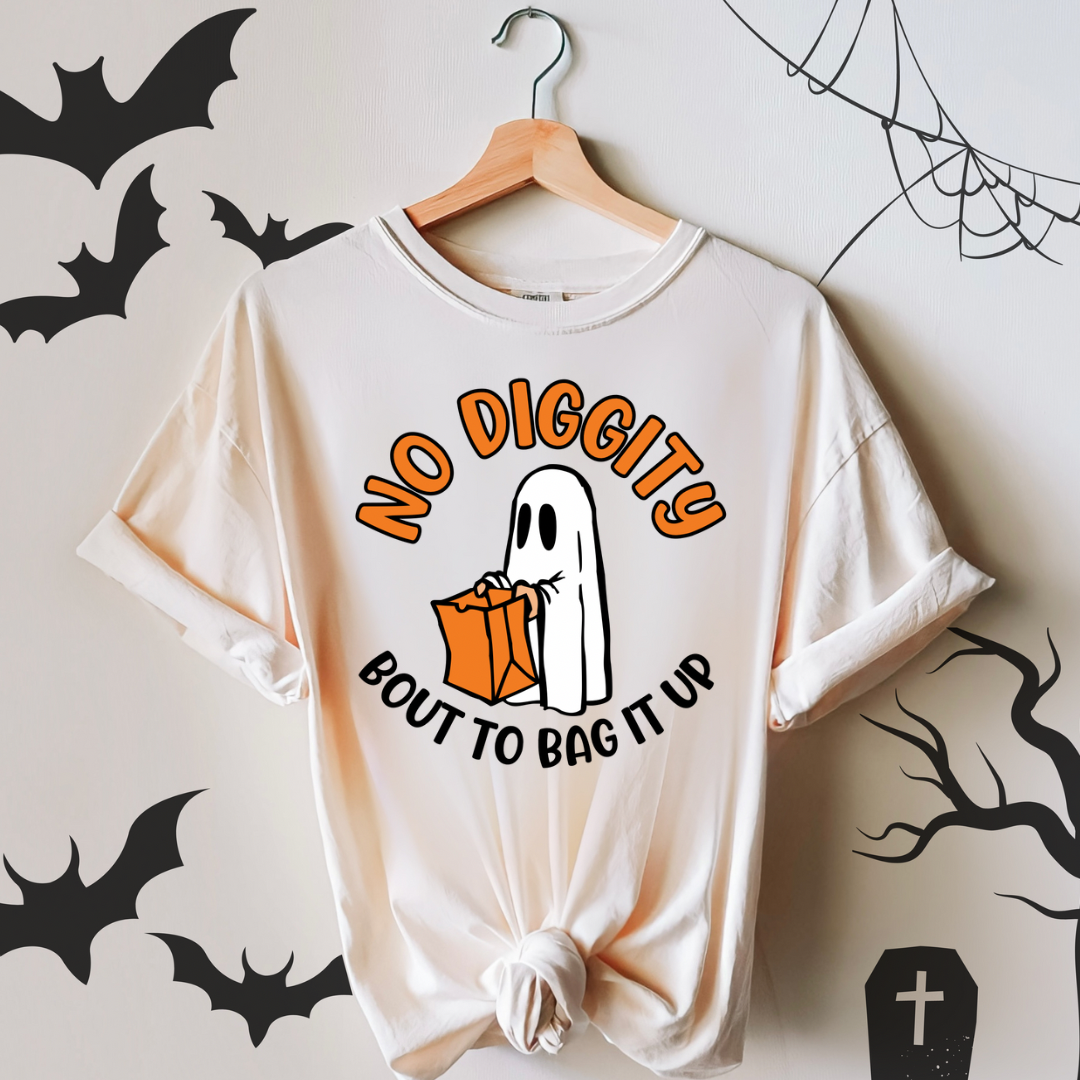 Halloween Spooky, Ghost Graphic T-shirt