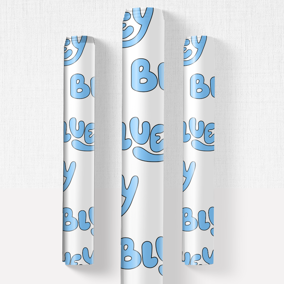 ‘Bluey’ Themed Wrapping Papers