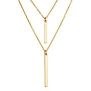 LC Lauren Conrad Multi Row Bar Necklace